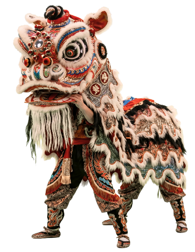 leon tradicional de danza china